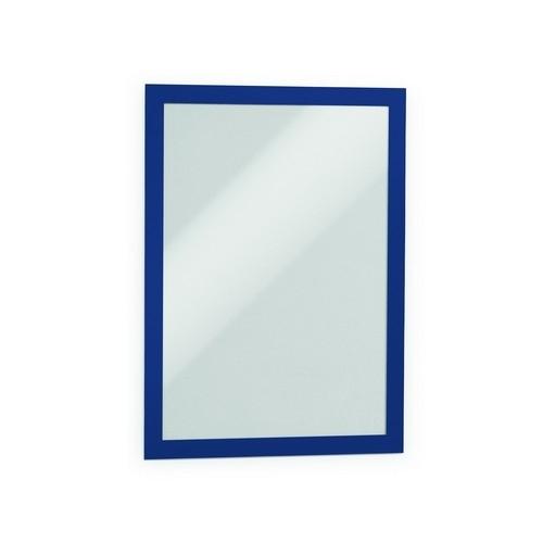 Durable Marco Magnetico Auto Adhesivo (2) A4 Azul Oscuro