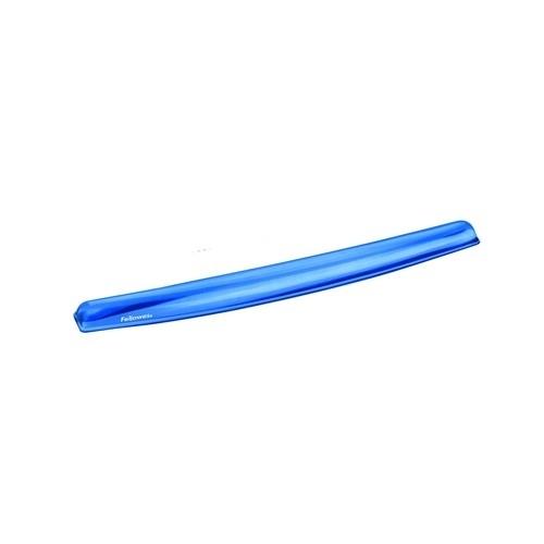 Fellowes Gel Crystal Reposamuñecas Teclado Azul