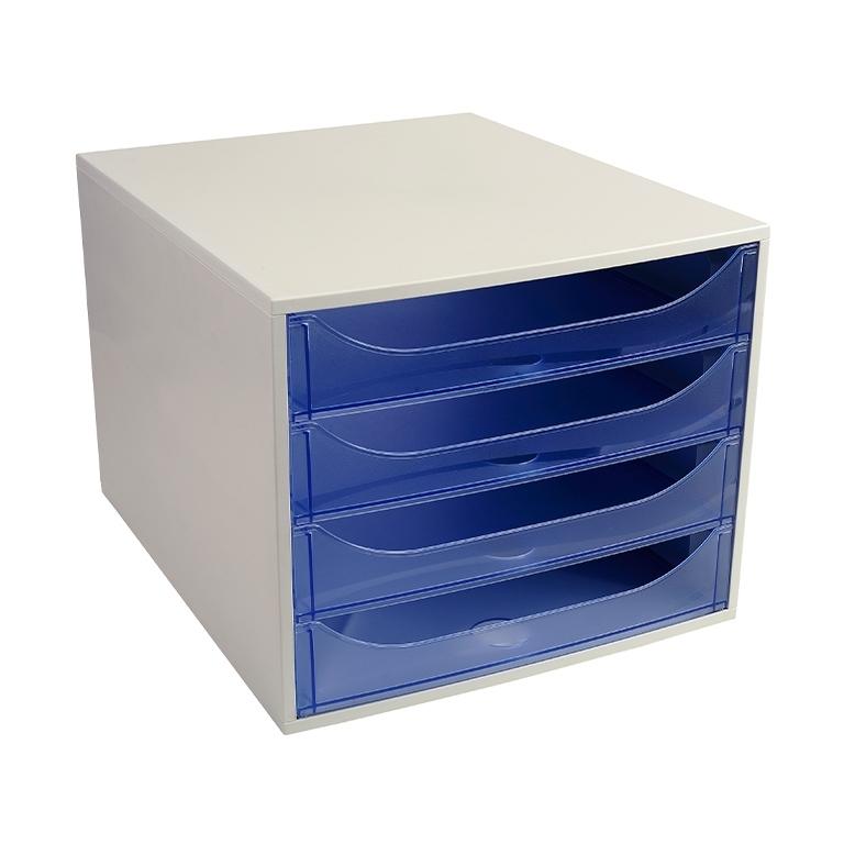 Exacompta Modulo 4 Cajones A4+ Azul