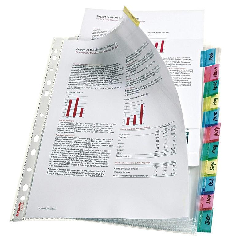 Leitz Funda Multitaladro A4 12 Pestañas