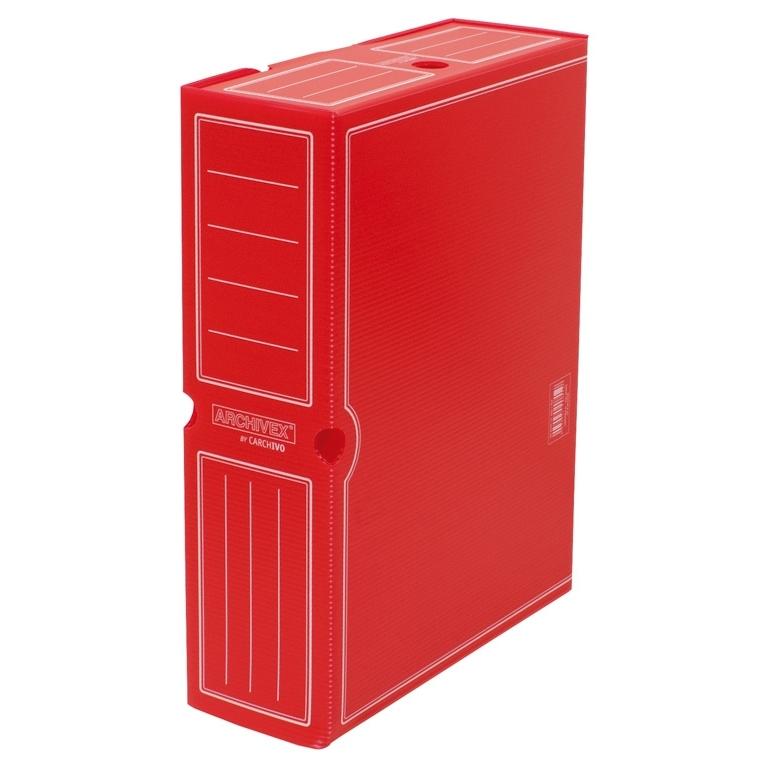 Plus Office Archivo Definitivo Polipropileno Folio Rojo