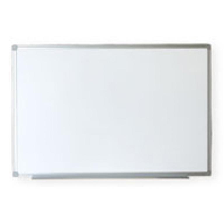 Plus Office Pizarra Blanca Melamina Marco Aluminio 120x90 cm