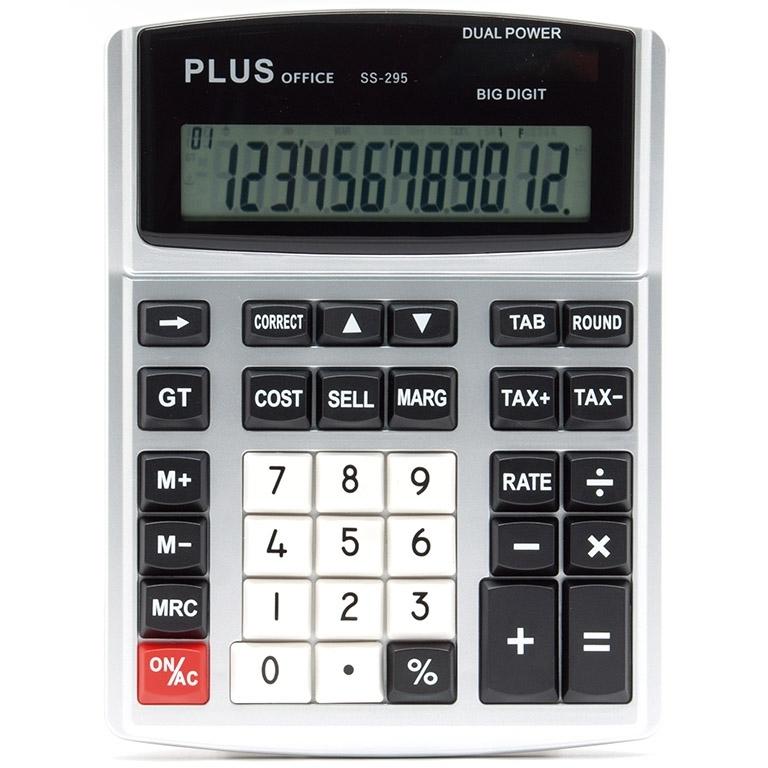 Plus Office SS-295 Margin Calculadora Sobremesa 12 Dígitos