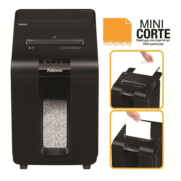 Fellowes Automax 100M Destructora Automática Partículas 100 Hojas 23 Litros