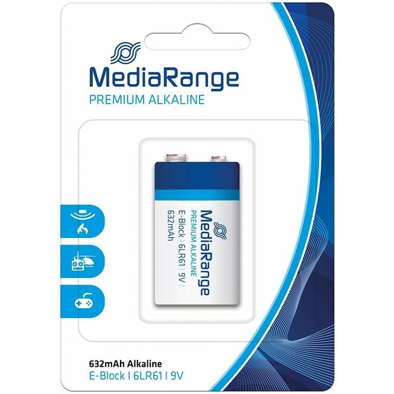MediaRange 6LR61 Pila Alcalina 9V 632mAh