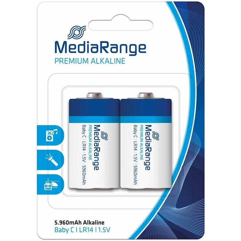 MediaRange LR14 Pilas Alcalinas 1.5V 5960mAh (2 Uds.)