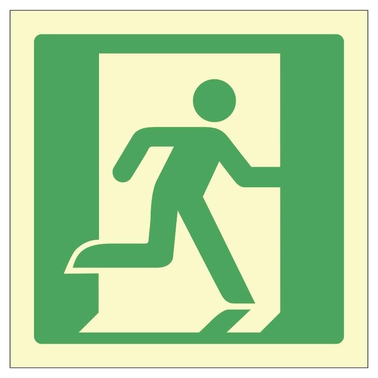 Sys Pictograma Salida Emergencia Dcha