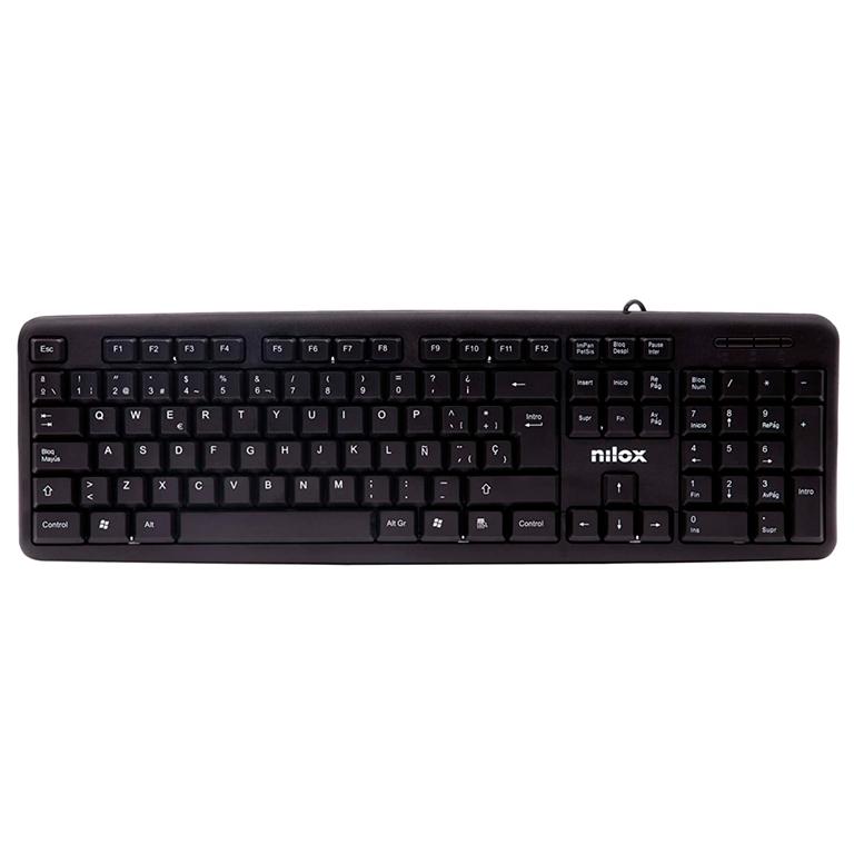 Nilox Teclado Cable Compacto  Negro