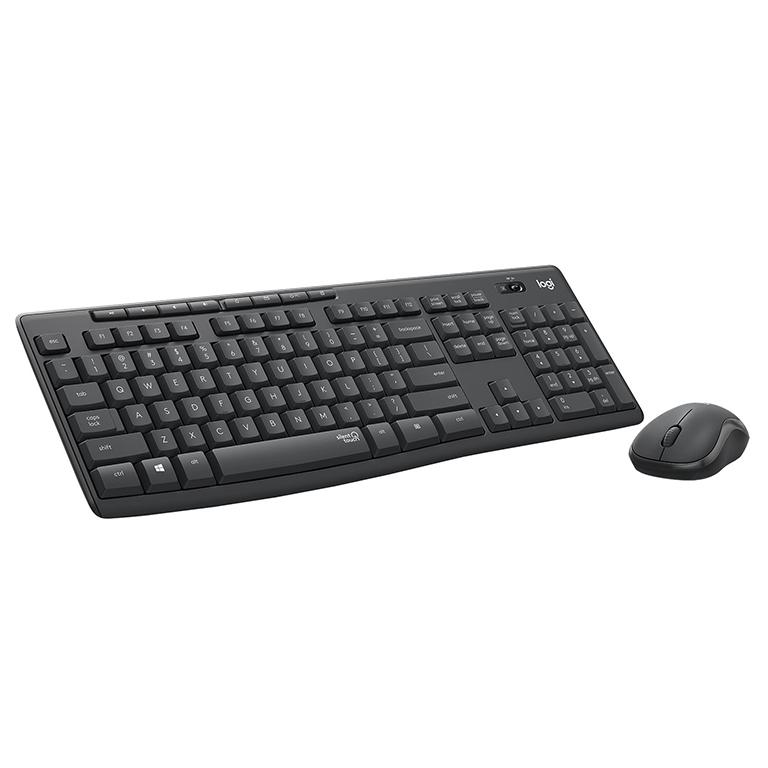 Logitech MK295 Silent Combo Teclado Ratón Inalámbricos Negro