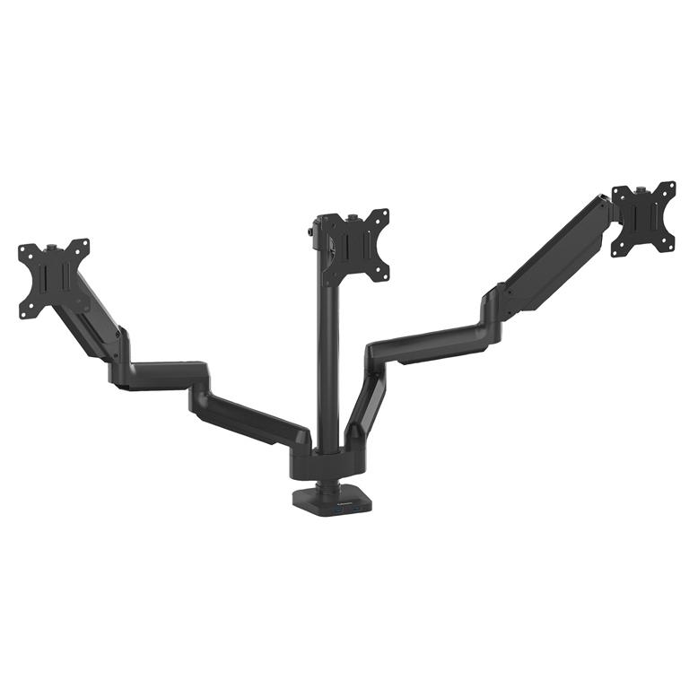 Fellowes Professional Series Brazo Monitor Triple Plata