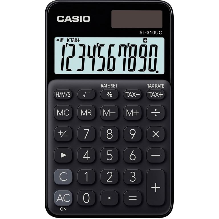 Casio SL-310UC Calculadora Bolsillo 10 Dígitos Negro