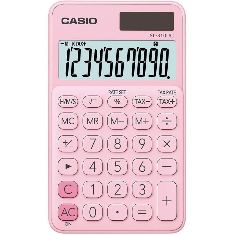 Casio SL-310UC Calculadora Bolsillo 10 Dígitos Rosa