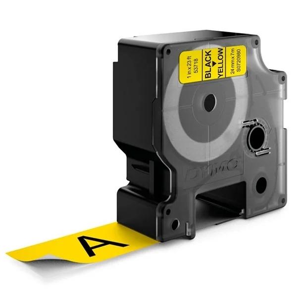 Dymo D1 Cinta Etiquetas 24mmx7m Negro/Amarillo