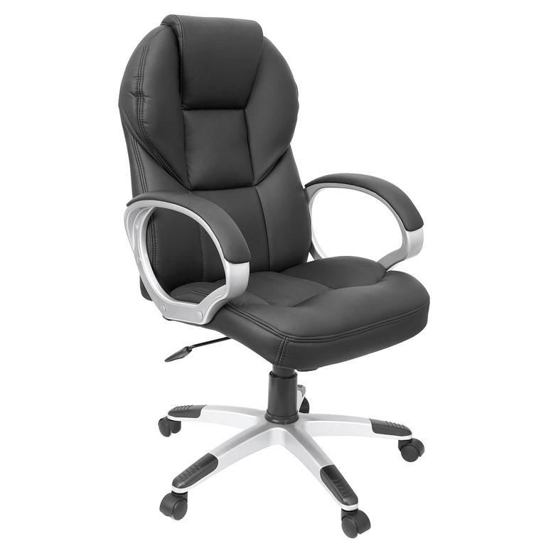 Makro Silla Planet Piel Negro