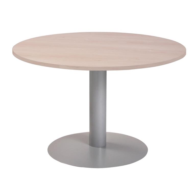 Rocada Mesa Redonda 120 Cm. Diámetro Pie Columna Aluminio