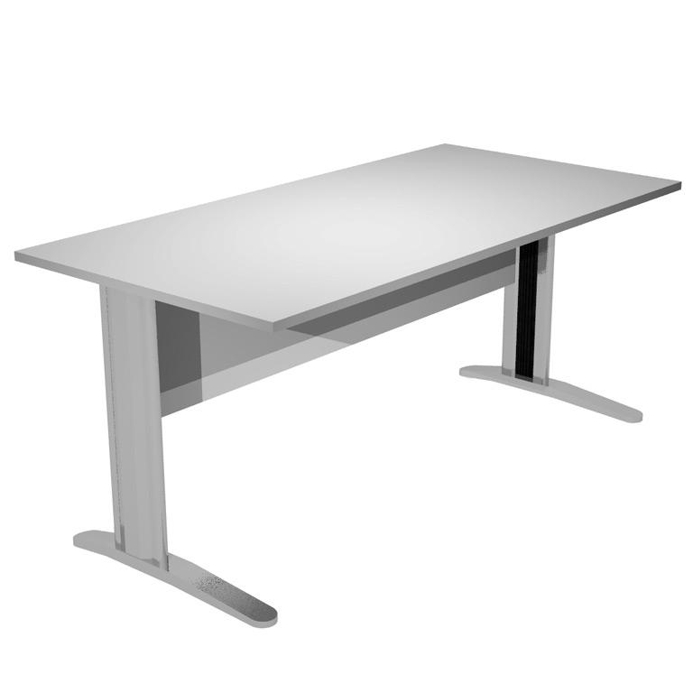 Presto Mesa 160 Pata Metal Gris