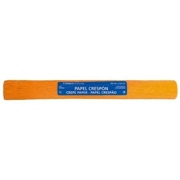 Campus Papel Crespon 0,5X2,5 Mts Naranja