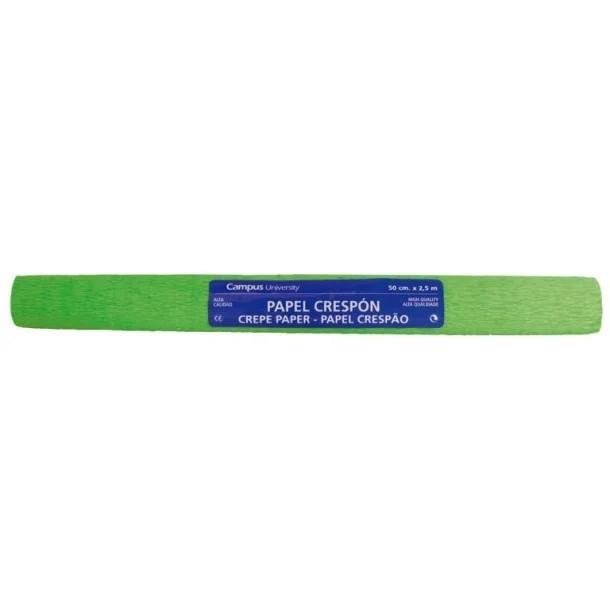 Campus Papel Crespon 0,5X2,5 Mts Verde