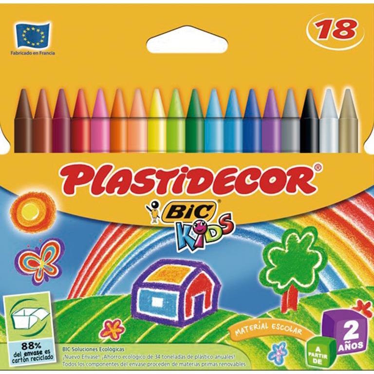 Plastidecor Lapices Cera (18 Col)