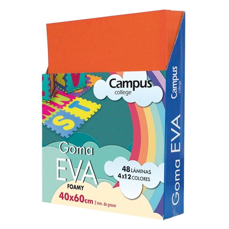 Campus Goma Eva 40X60 Naranja