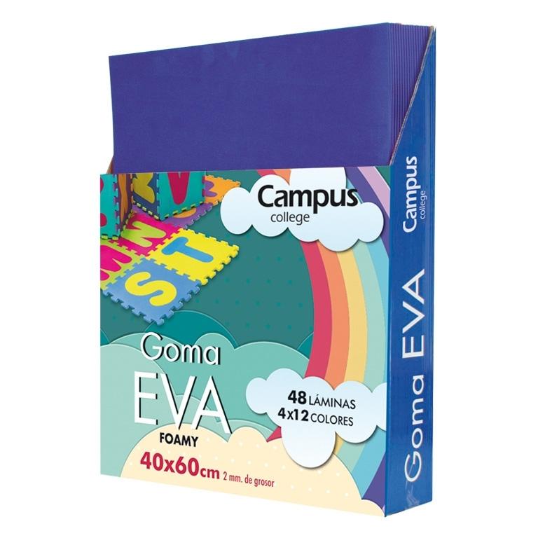 Campus Goma Eva 40X60 Azul Ultramar