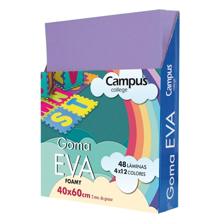 Campus Goma Eva 40X60 Morado