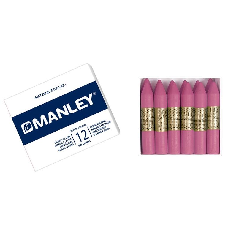 Manley  Cera Blanda Monocolor Rosa (12)