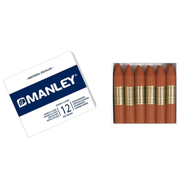 Manley  Cera Blanda Monocolor Tierra (12)