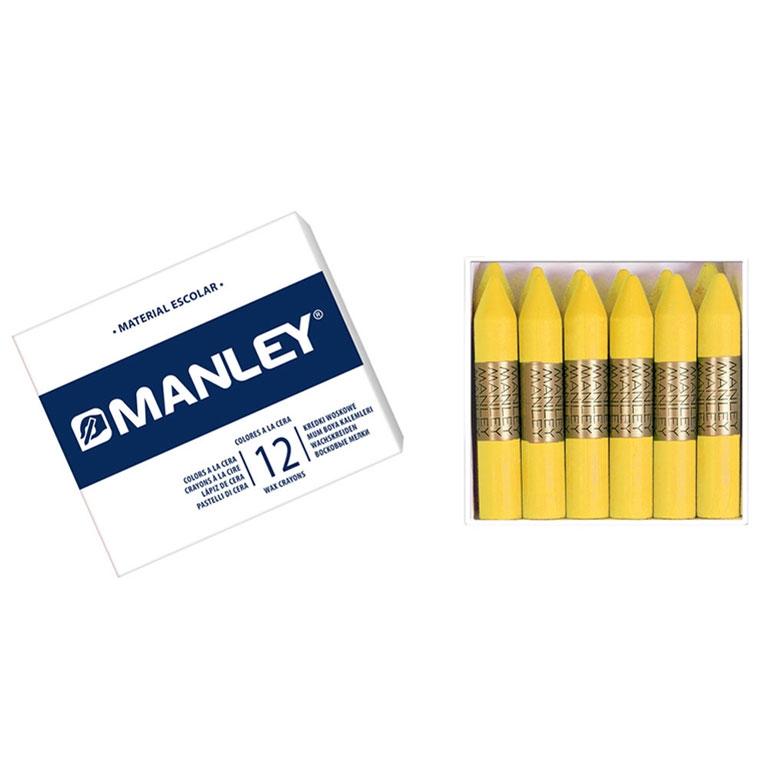 Manley  Cera Blanda Monocolor Amarillo Claro (12)