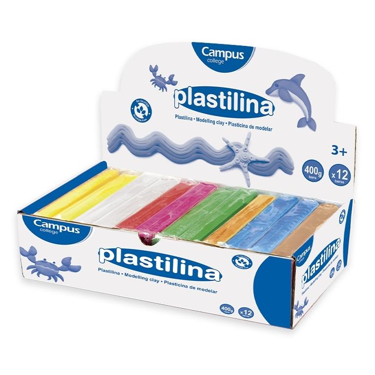 Campus Plastilina Grande 400G Surtido
