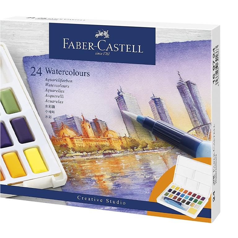 Faber Castell Acuarelas Creative Studio En Estuche De 24 Pzas