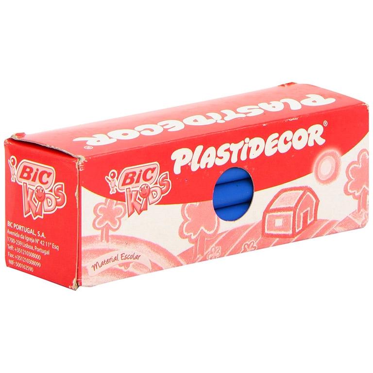 Cera plástica monoestuche 25 un. azul claro Plastidecor