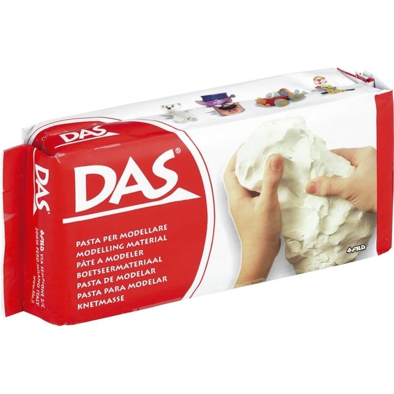 Pasta endurecible modelar 500gr blanca Das