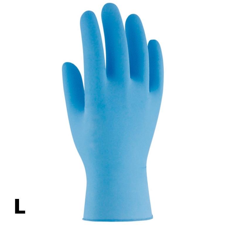 Guantes Nitrilo S/Polvo Talla L/100Ud