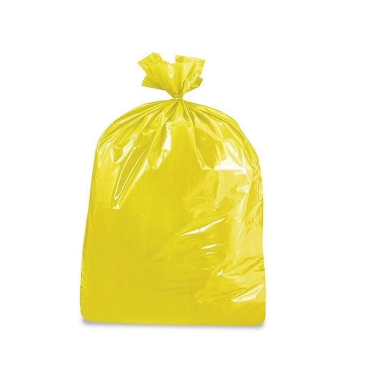 Dahi Bolsa Basura 30L Amarillo Rollo 25 Unidades 52X60