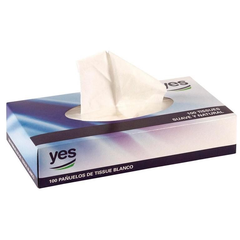 Caja De 100 Pañuelos 2 Capas