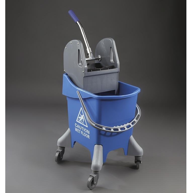 Dahi Cubo Limpieza Monoseno 32L Con Prensa Azul Hccp