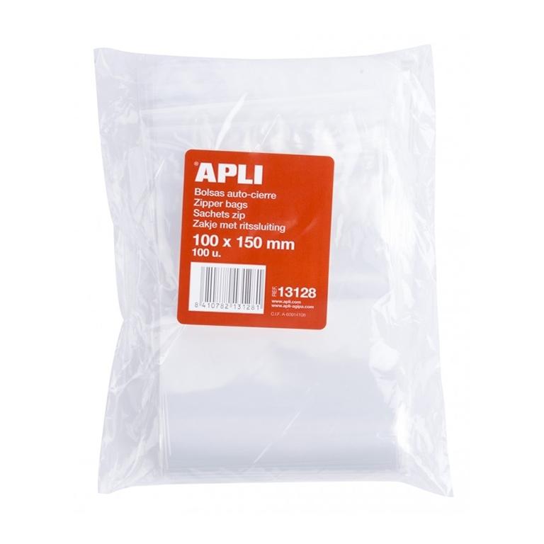 Apli Bolsa Polibag Autocierre 10x15 cm (100 uds.)