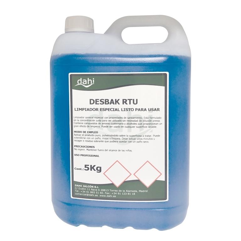 Dahi Limpiador Desinfectante Bactericida 5L Desbak Rtu