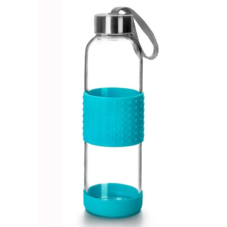 Pardo Botella Vidrio Sky 500Ml Azul