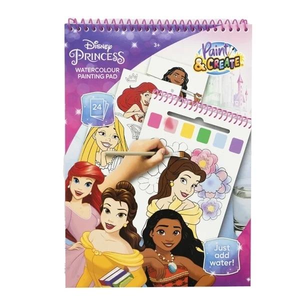 Disney Libro Acuarelas Princesas
