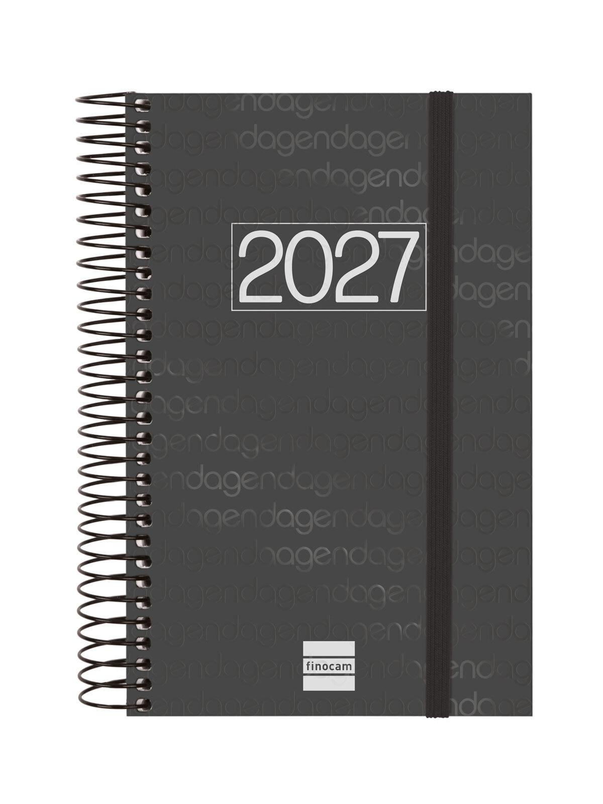 Finocam Agenda Year E5 1Dp 2027 Negre Cat+