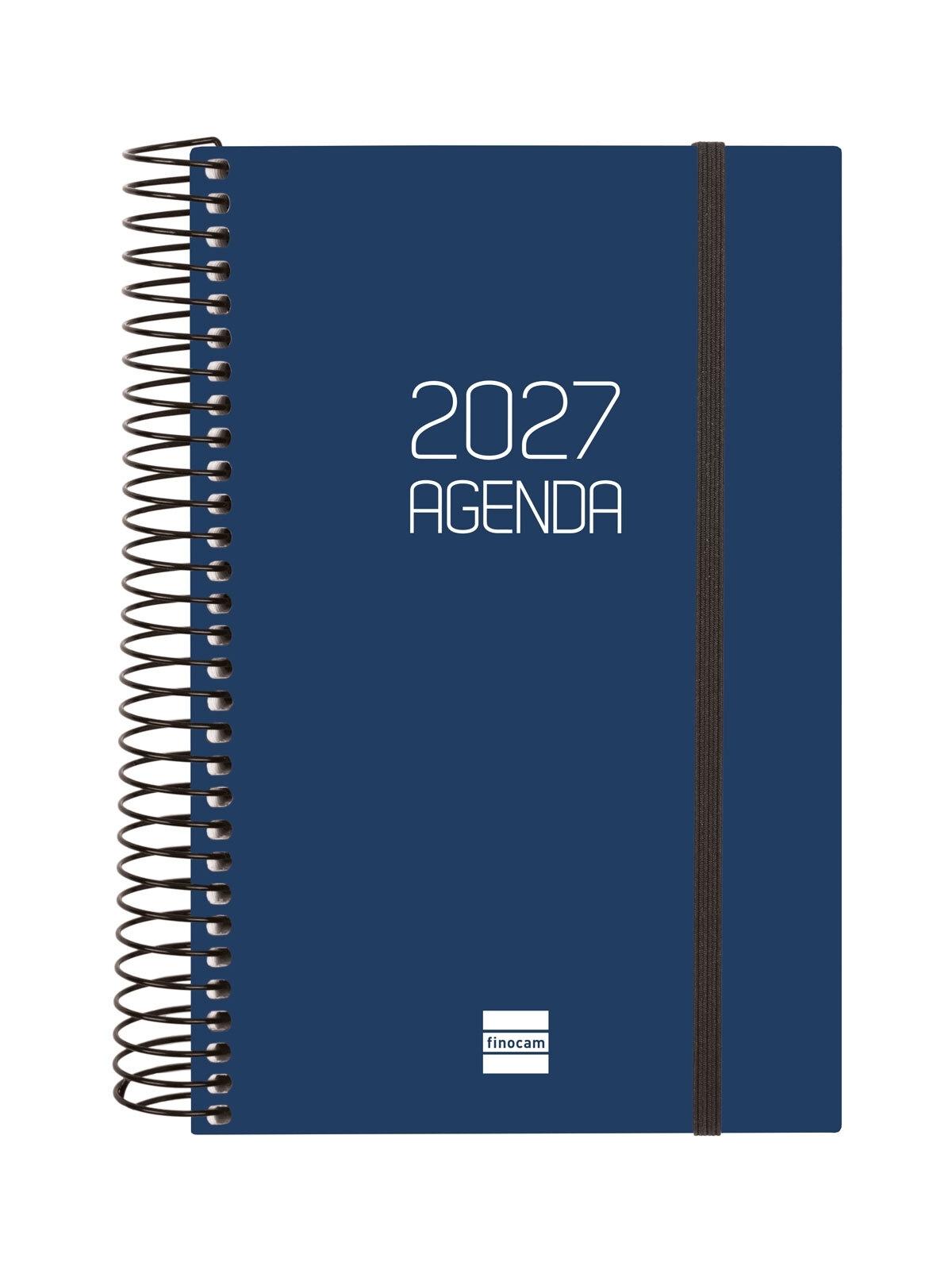 Finocam Agenda Opaque E5 1Dp 2027 Blau Cat+