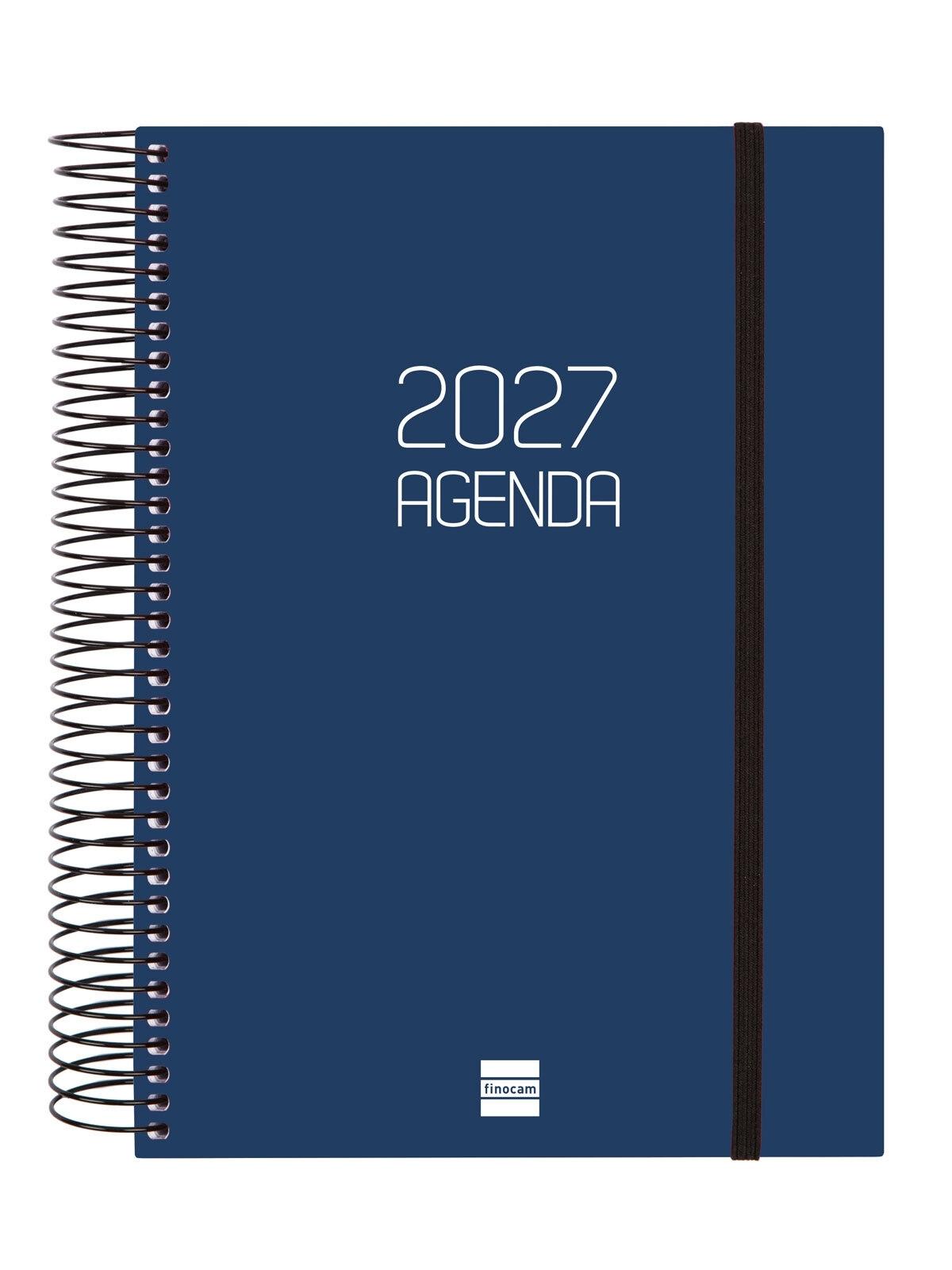 Finocam Agenda Opaque E10 1Dp 2027 Blau Cat+