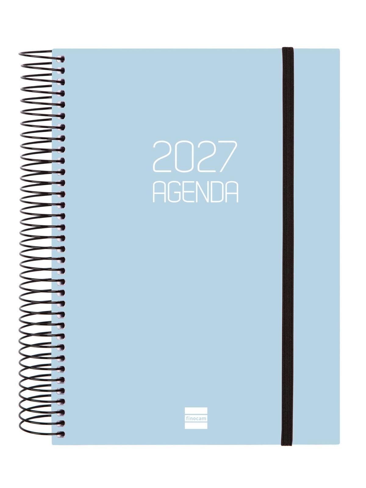 Finocam Agenda Opaque E10 1Dp 2027 Celeste Cat+