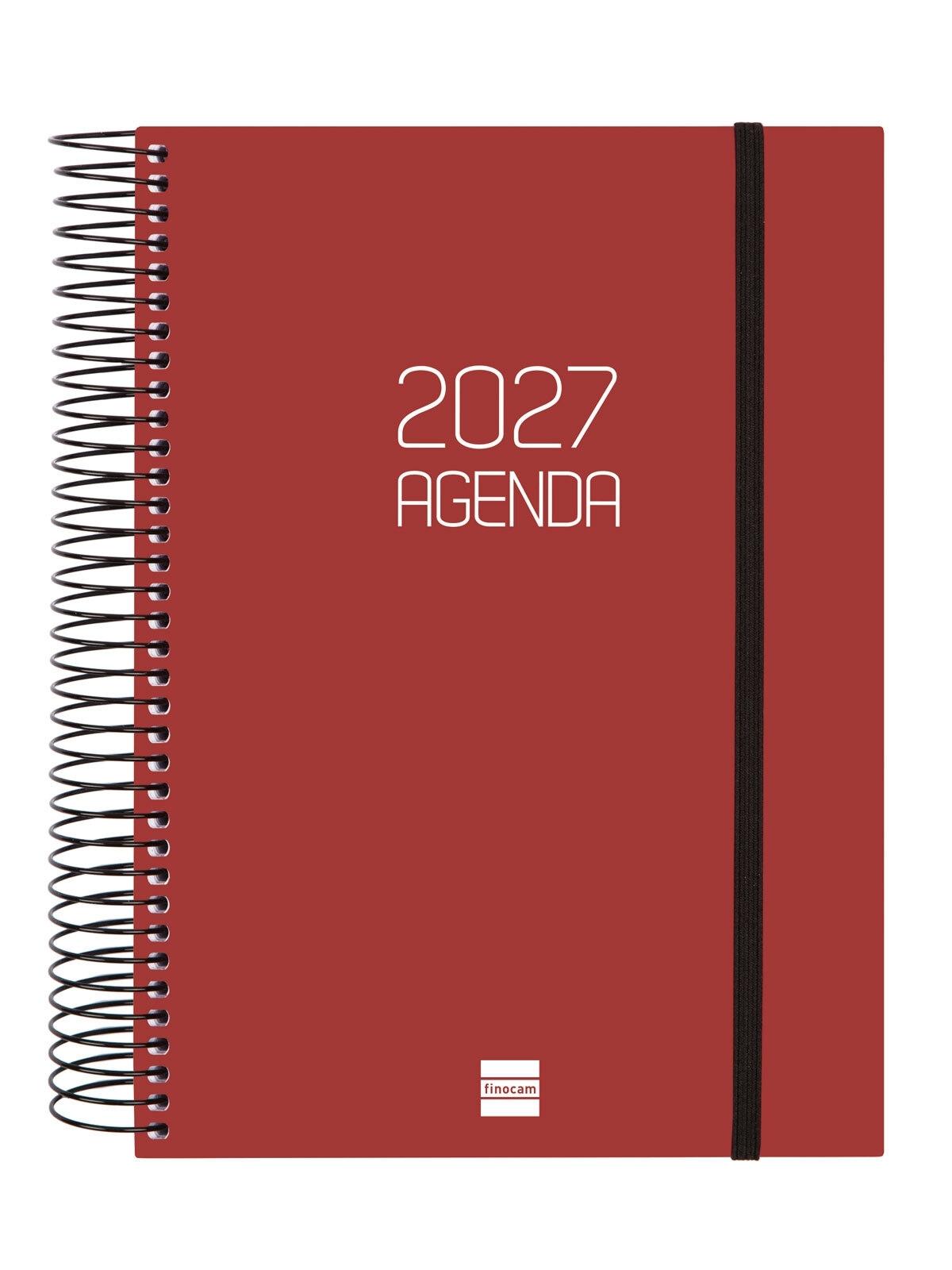 Finocam Agenda Opaque E10 1Dp 2027 Bordeus Cat+