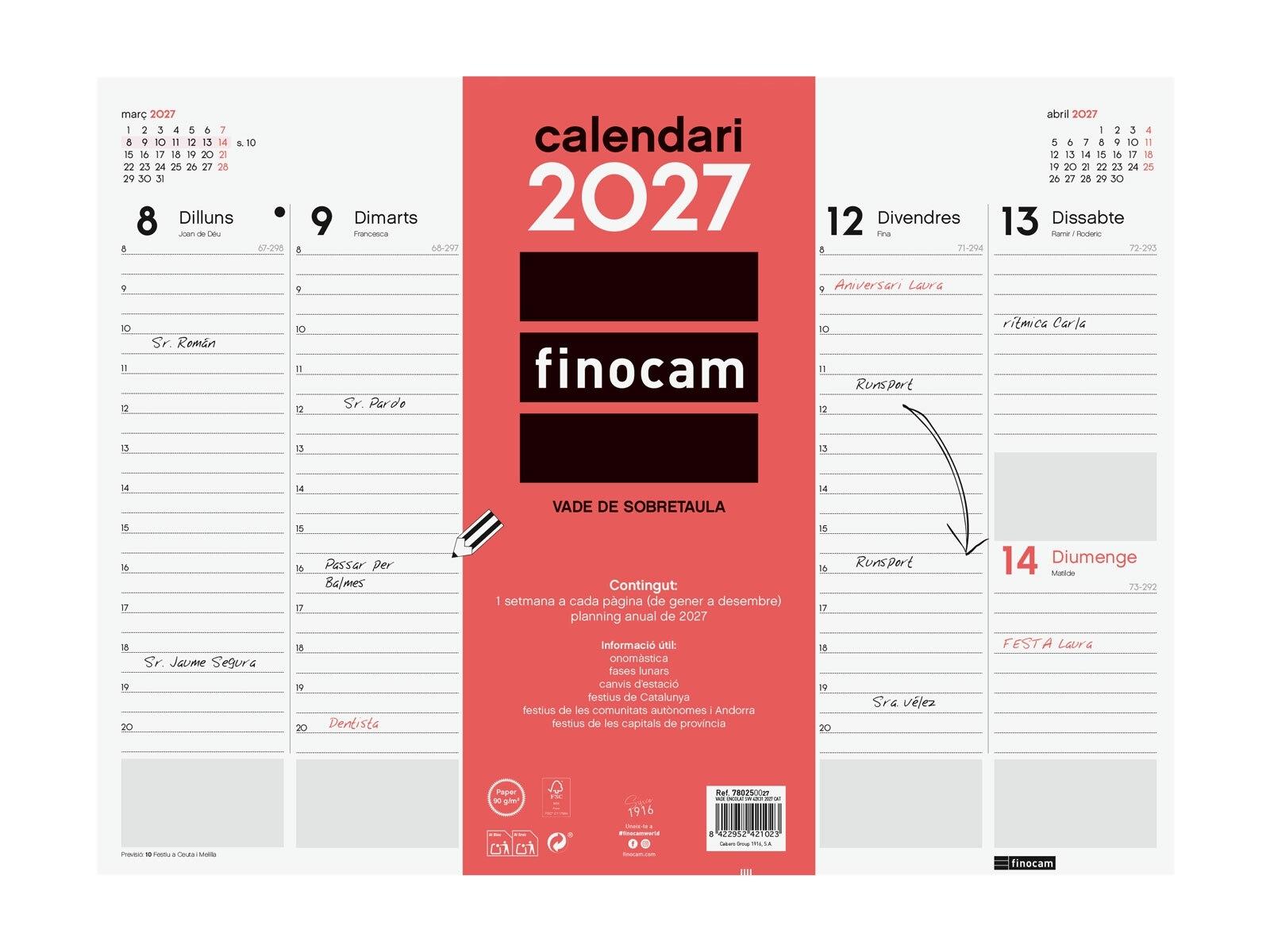 Finocam Vade Encol.Svv 42X31 2027 Cat+