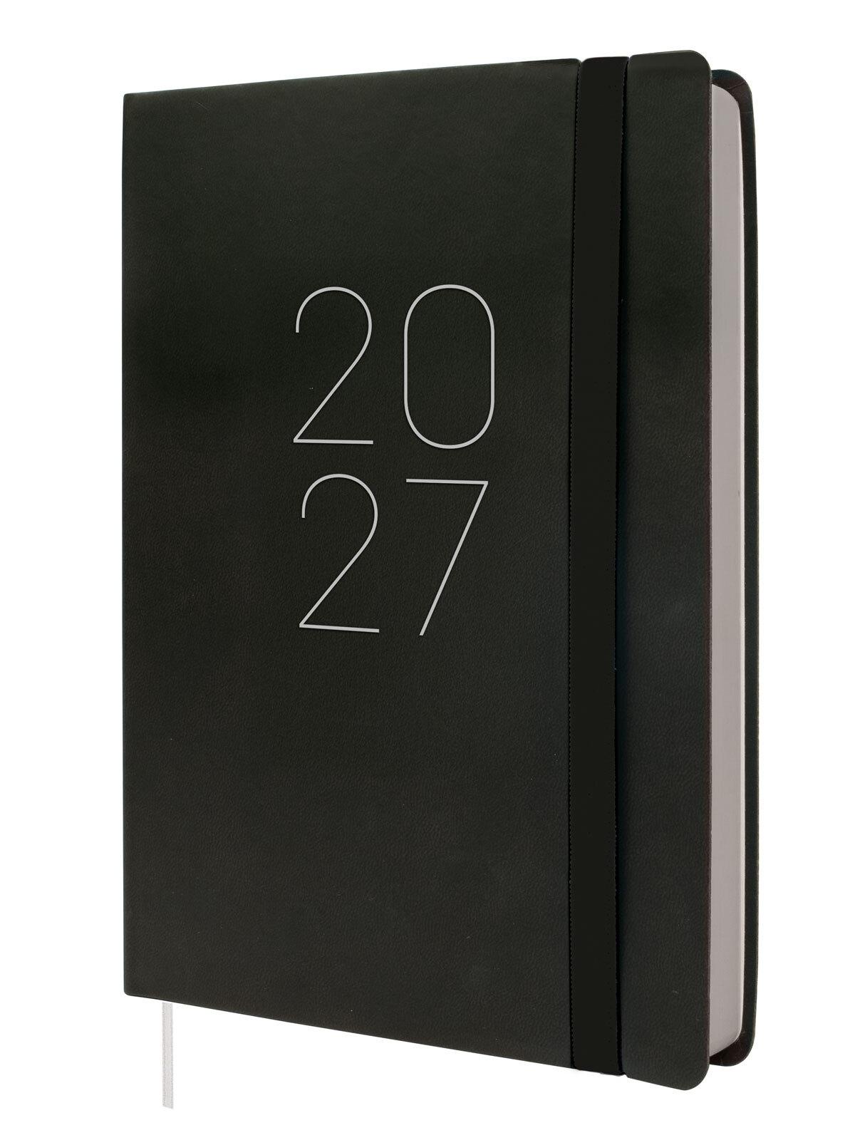 Finocam Agenda Lisa Fa5 1Dp 2027 Negre Cat+