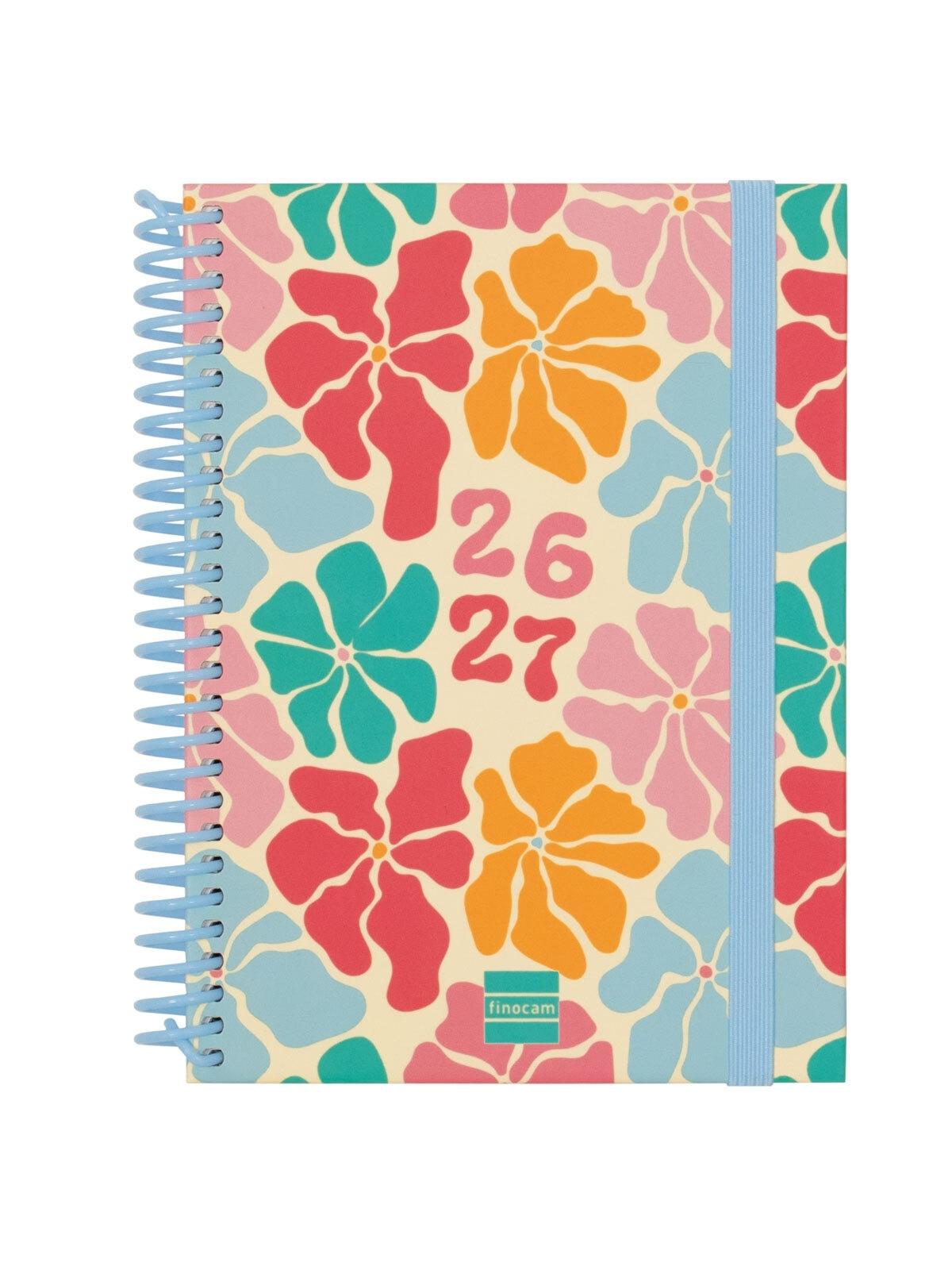 Finocam Agenda Escolar Diva 1/8 Semana Vista Horizontal 26-27 Spring Catalán