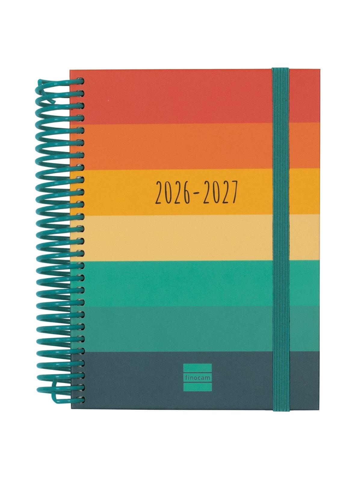 Finocam Agenda Escolar Diva 1/8 1 Dia Página 26-27 Colors Catalán